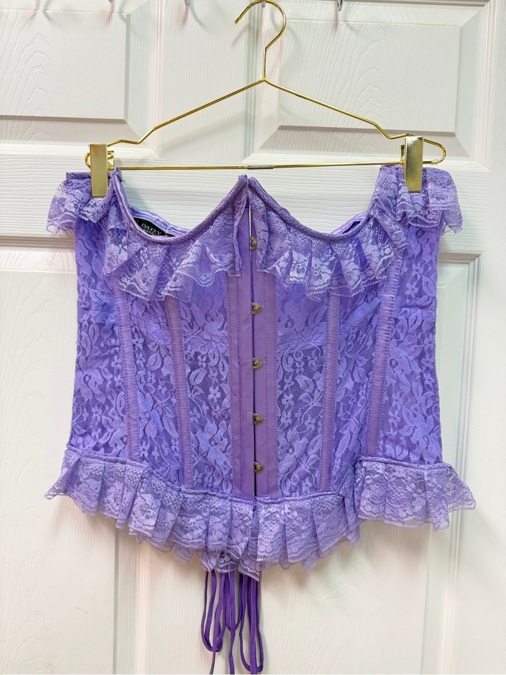Lavish by Daisy Corsets Lavender Lace Inderbust Corset Top